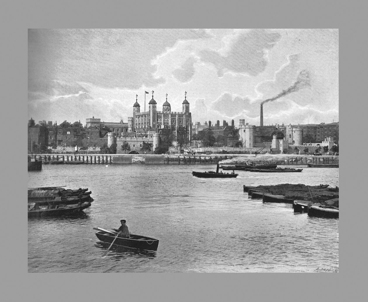 Towern i London, c1900 av York and Son