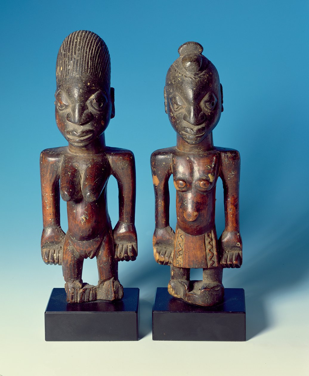 Ibejis, par från 1800-talet av Yoruba Culture