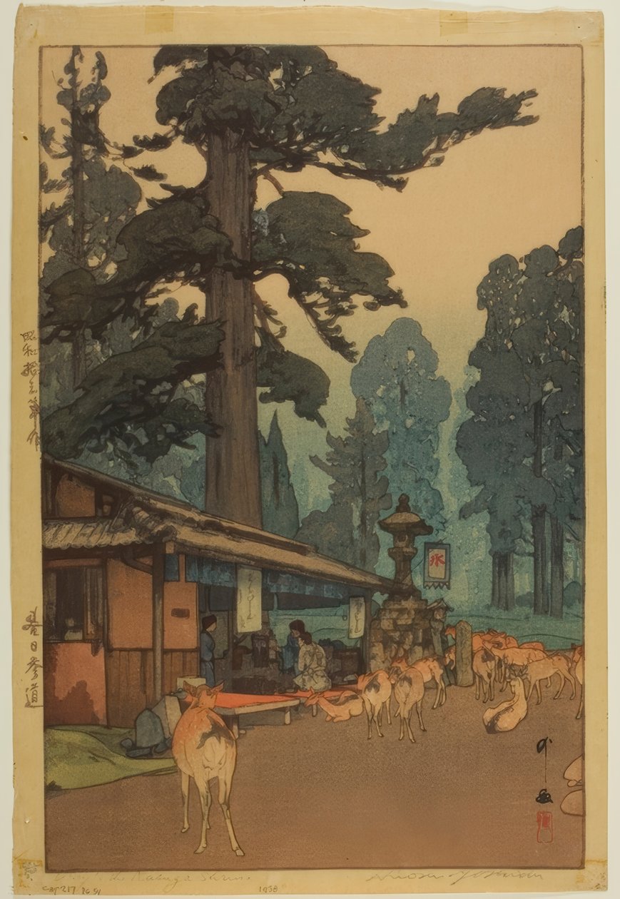 Vägen till Kasuga Shrine av Yoshida Hiroshi