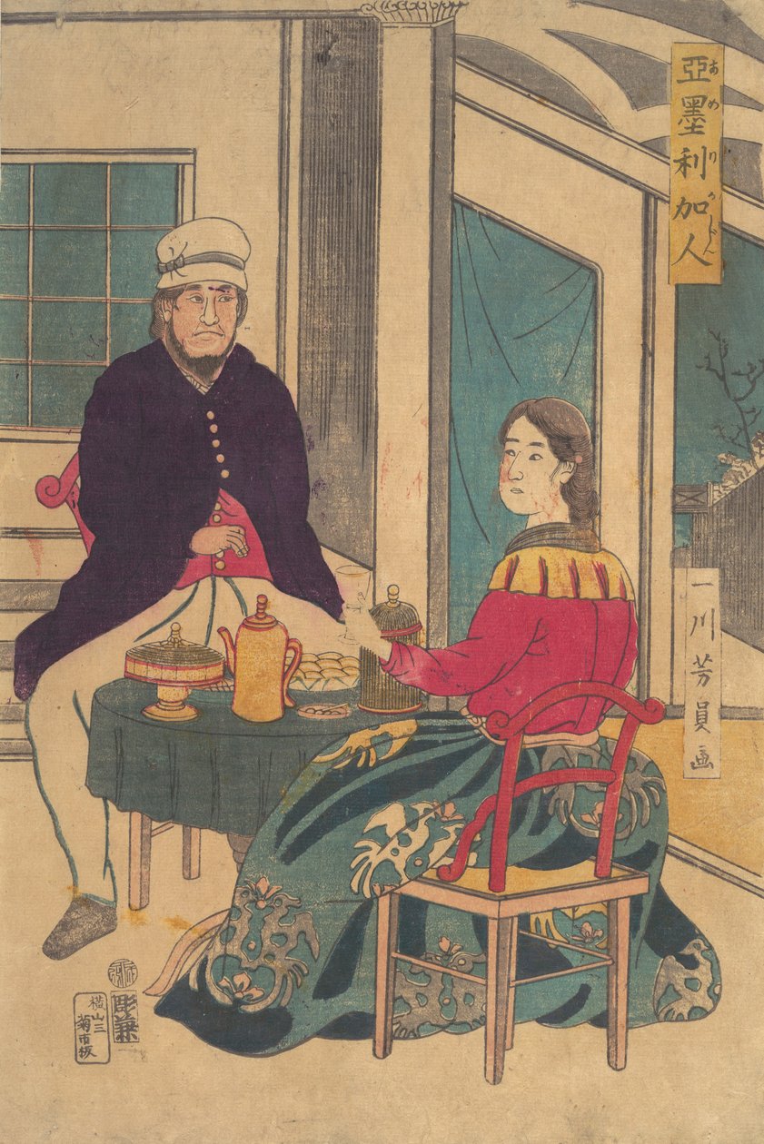 Amerikansk, 1862. av Yoshikazu