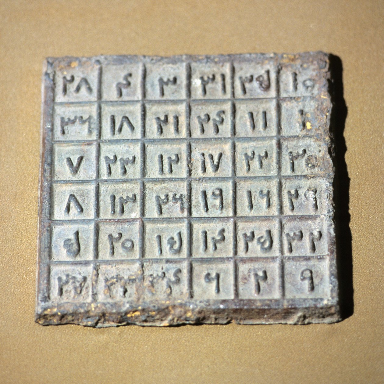 Magiskt bord som representerar Yuan-dynastins figurer av Yuan Dynasty Chinese School