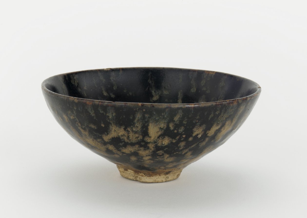 Teskål, Jiangxi-provinsen, slutet av 1200-talet och slutet av 1300-talet (keramik) av Yuan Dynasty Chinese School