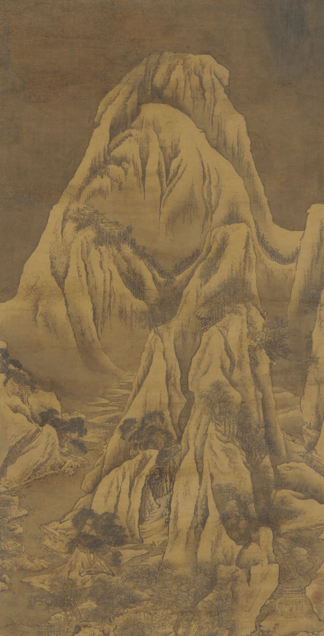 Vinterlandskap, Qingdynastin, 1700-talet. av Yuan Jiang
