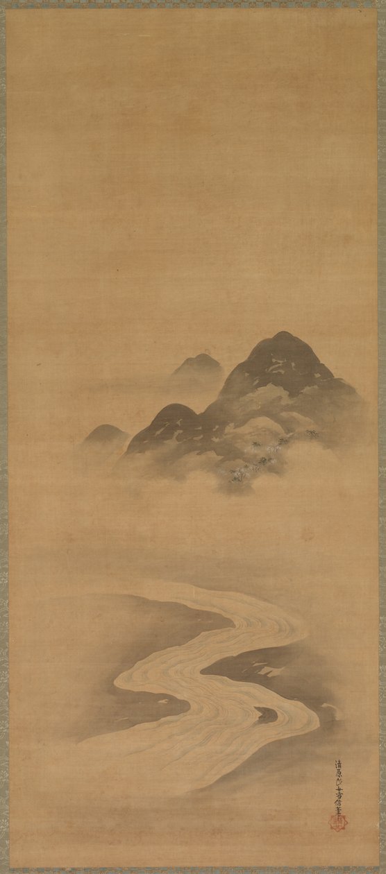 Vårlandskap, 1600-talet. av Yukinobu Kiyohara