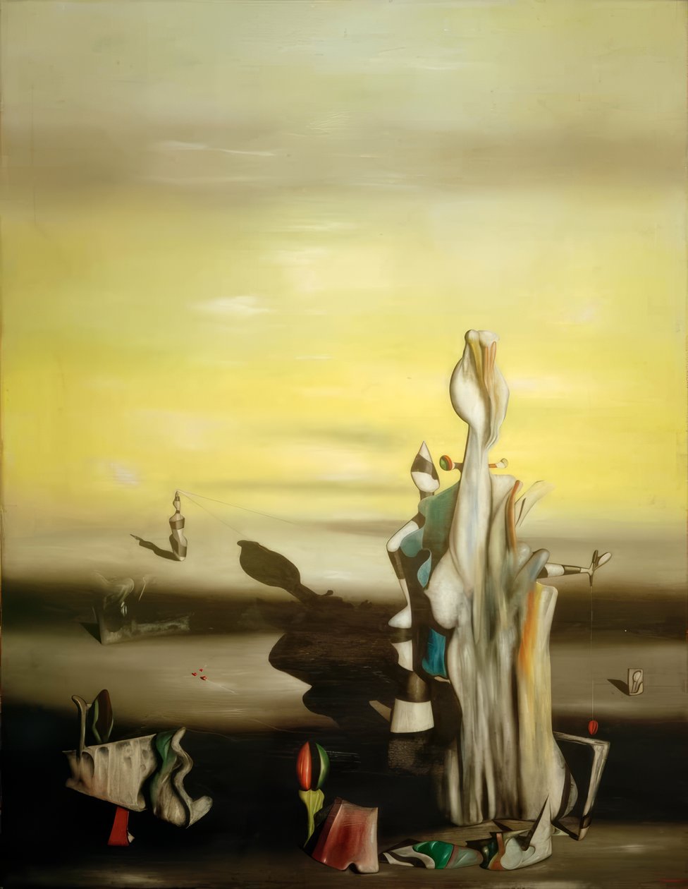 Frånvarande dam av Yves Tanguy