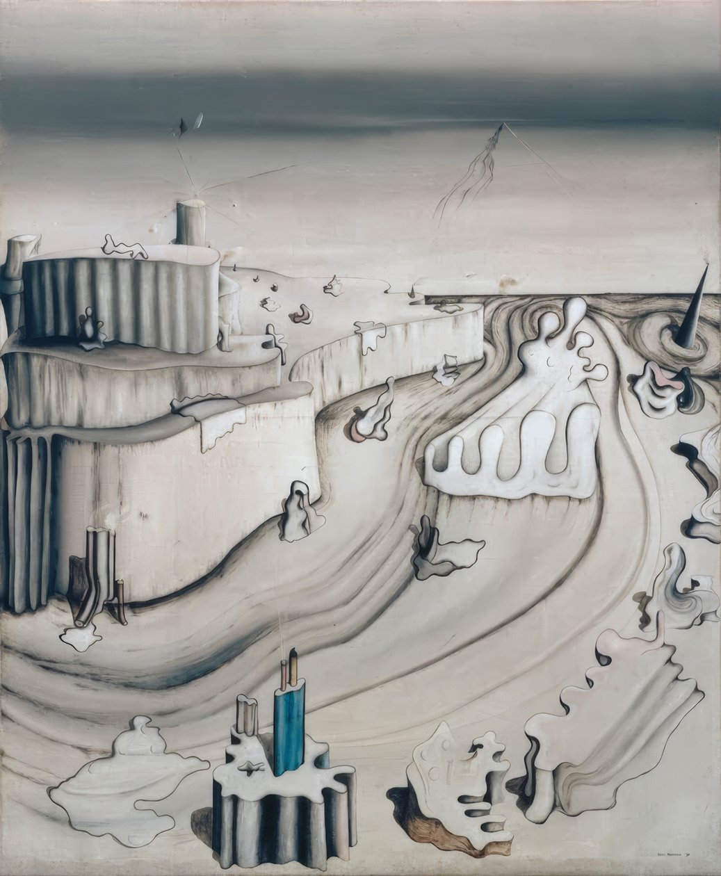 Palatset på udden av Yves Tanguy