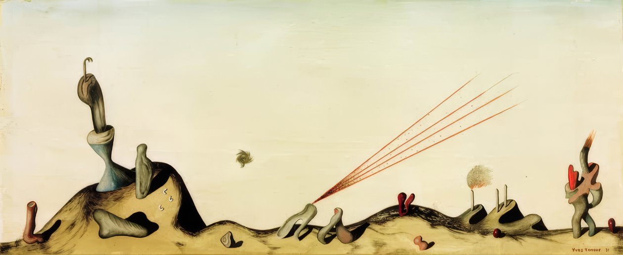 Utan titel av Yves Tanguy