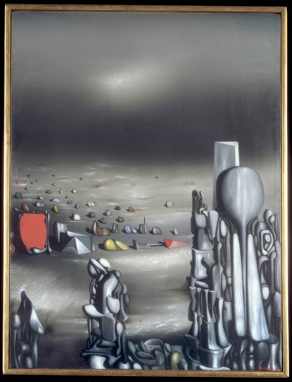 Stanna kvar, det måste du. av Yves Tanguy