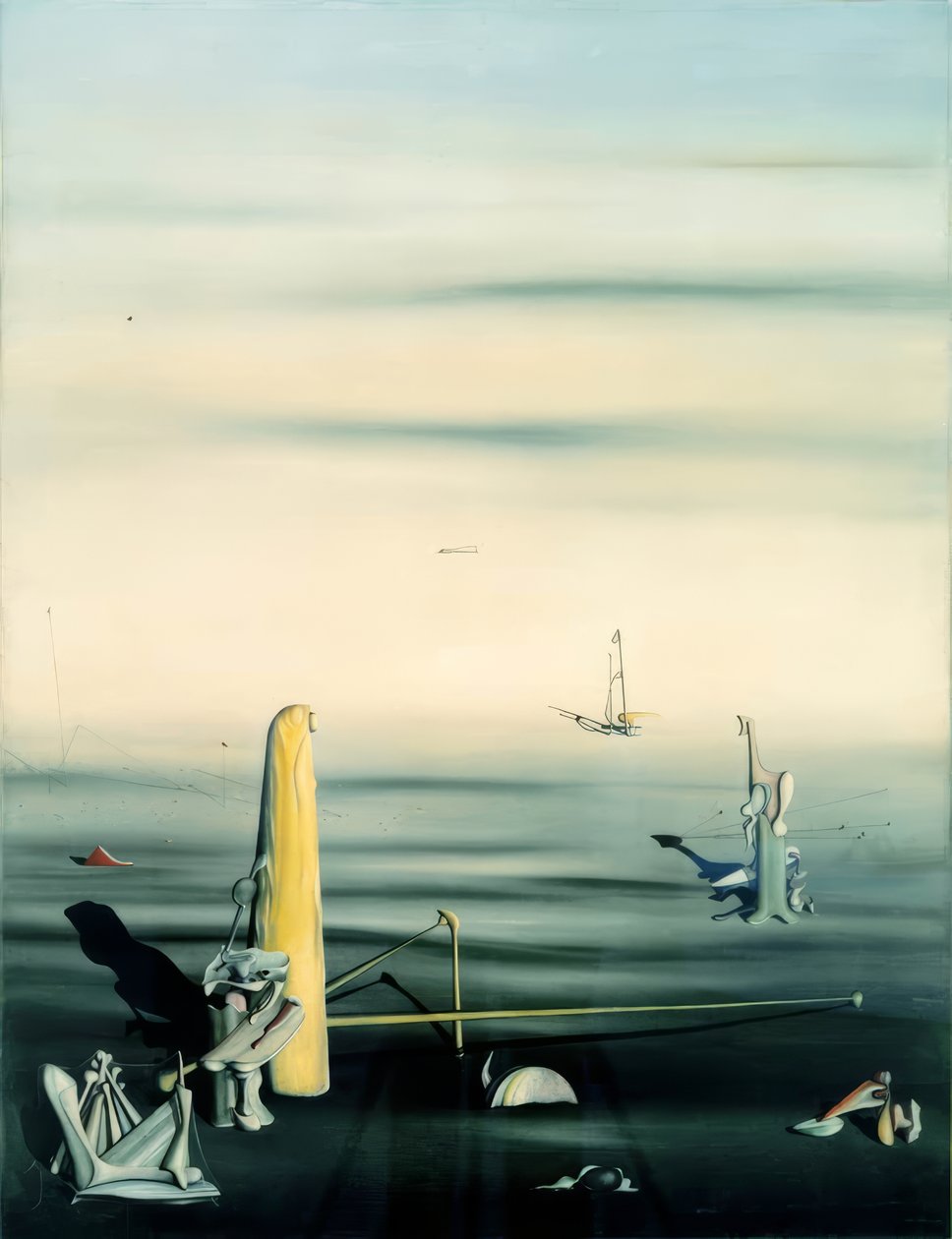 Solen i hennes smyckeskrin av Yves Tanguy