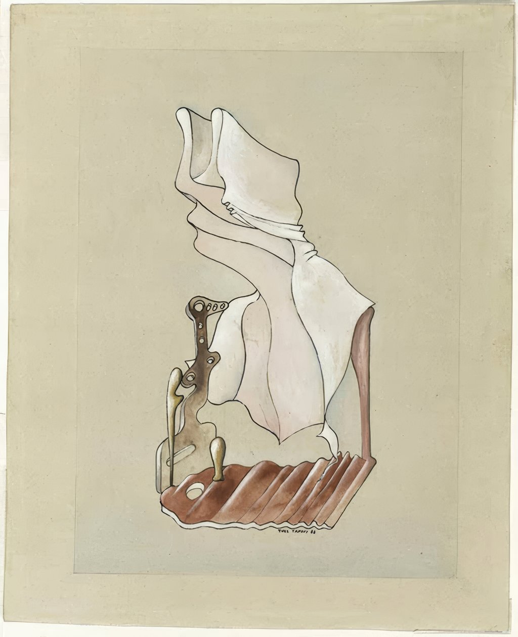 Utan titel av Yves Tanguy