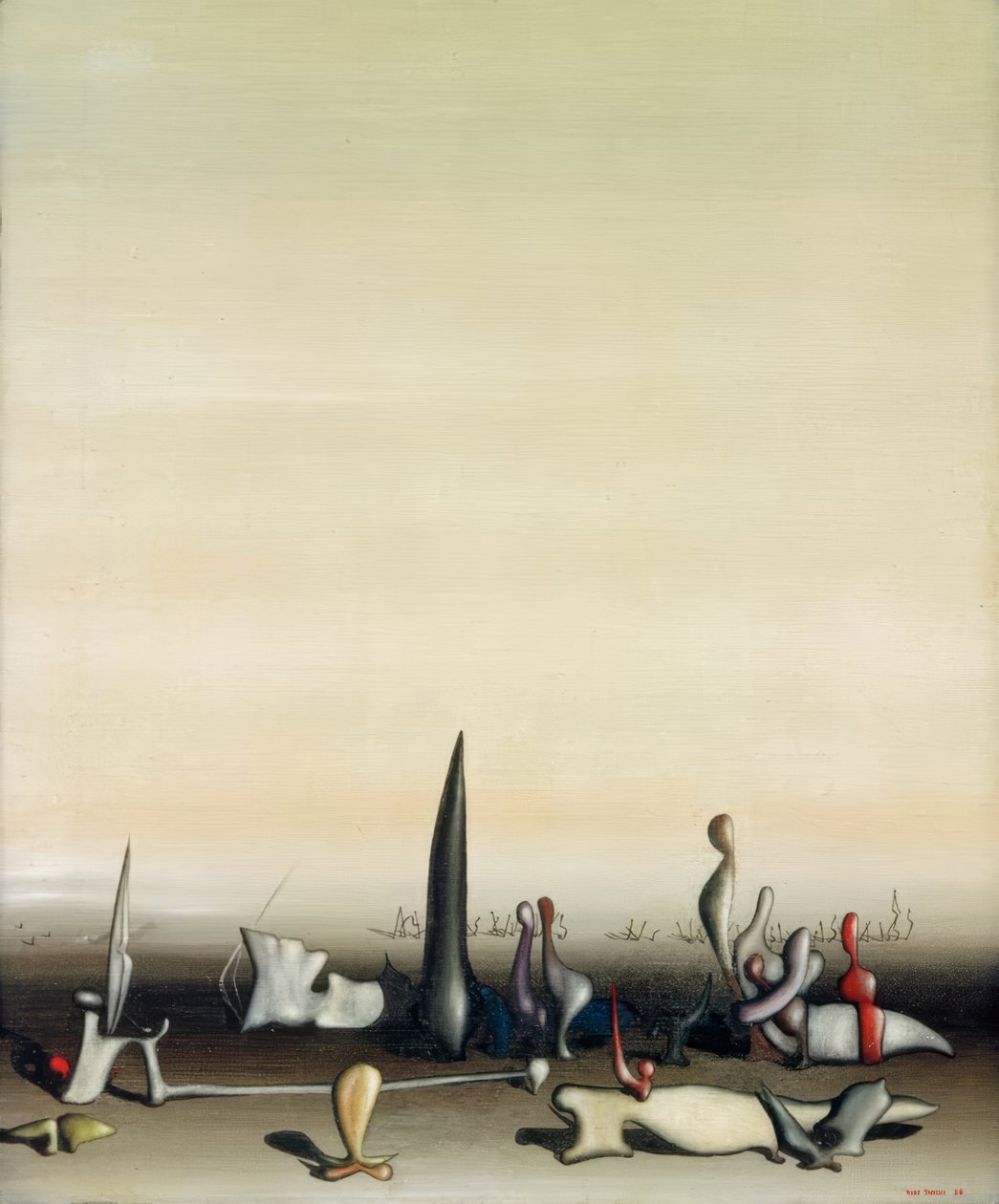 Ärftlighet av förvärvade egenskaper av Yves Tanguy