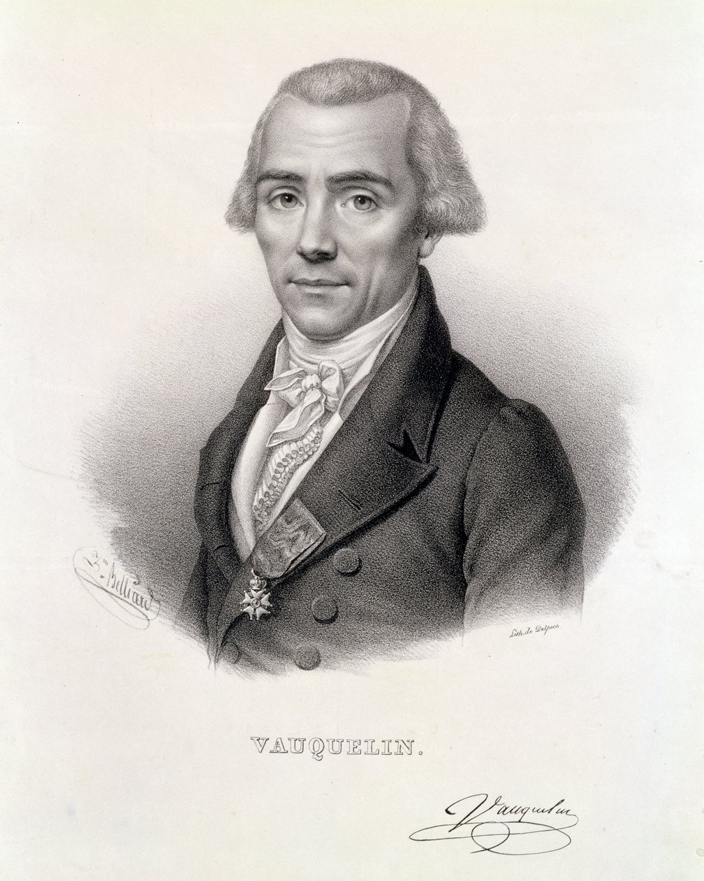 Louis Nicolas Vauquelin (1763-1829) graverad av Delpech av Z. Belliari