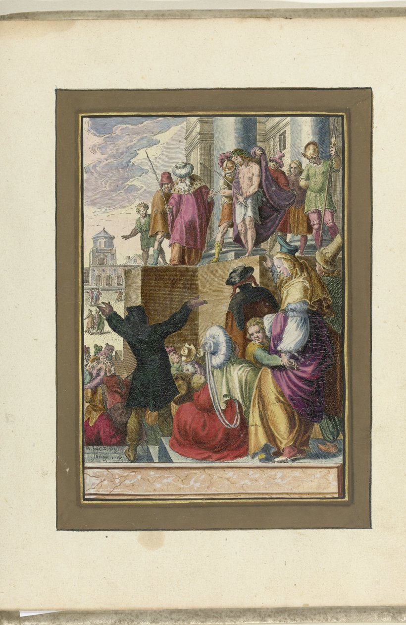 Kristus visad för folket (Ecce homo) Passion of Christ (serietitel) av Zacharias Dolendo