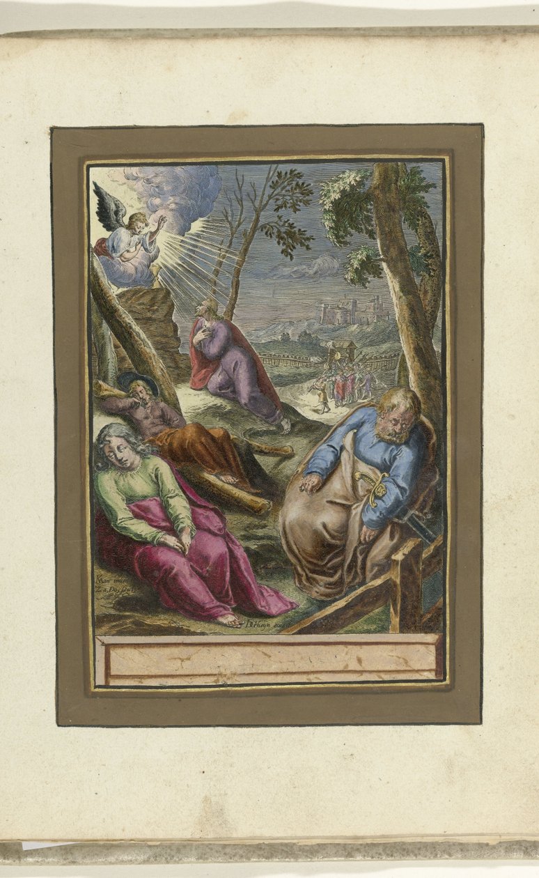 Kristus i gården i Getsemane Passion of Christ (serietitel) av Zacharias Dolendo