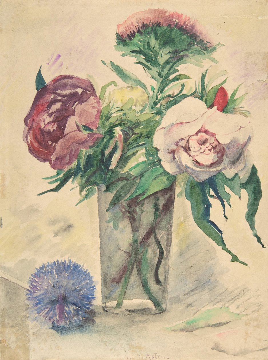 Blommor i en vas, ca. 1884-1904. av Zacharie Astruc