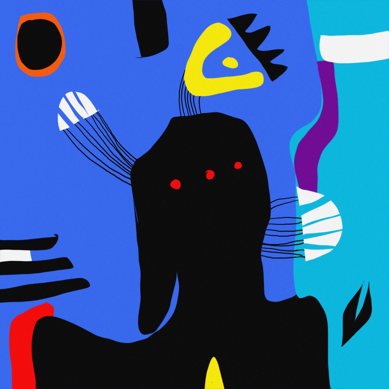 Serie Damer 27, 2017 (digital) av Sabina Nedelcheva Williams