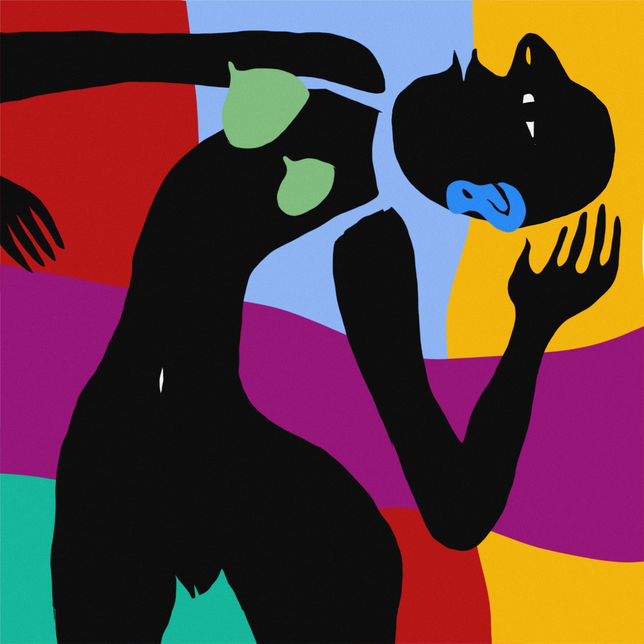 Serie Damer 8, 2017 (digital) av Sabina Nedelcheva Williams