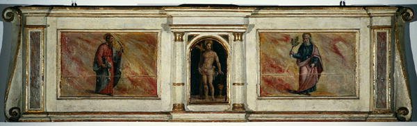 Altar predella från kyrkan San Barnaba (tempera på panel) av Zanobi Poggini