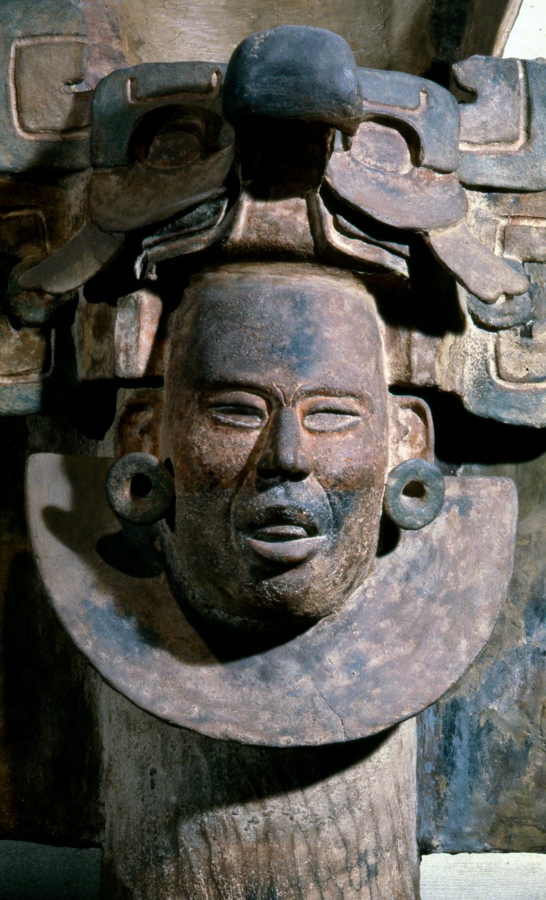 Begravningsurna från grav 77, Monte Alban, 100-200 AD (keramik) av Zapotec