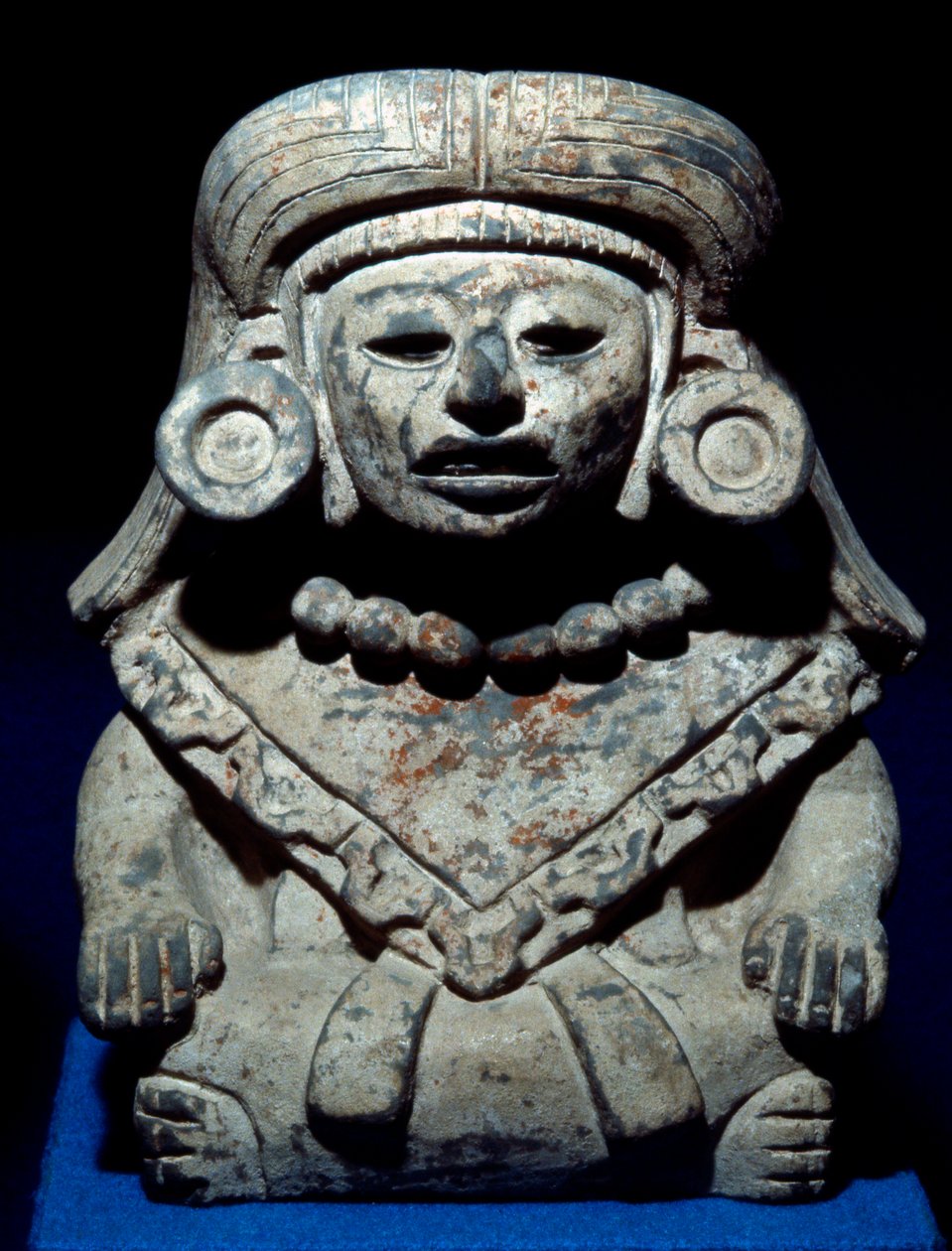 Begravningsurna, sen klassisk period (700-1000 e.Kr.) (keramik) av Zapotec