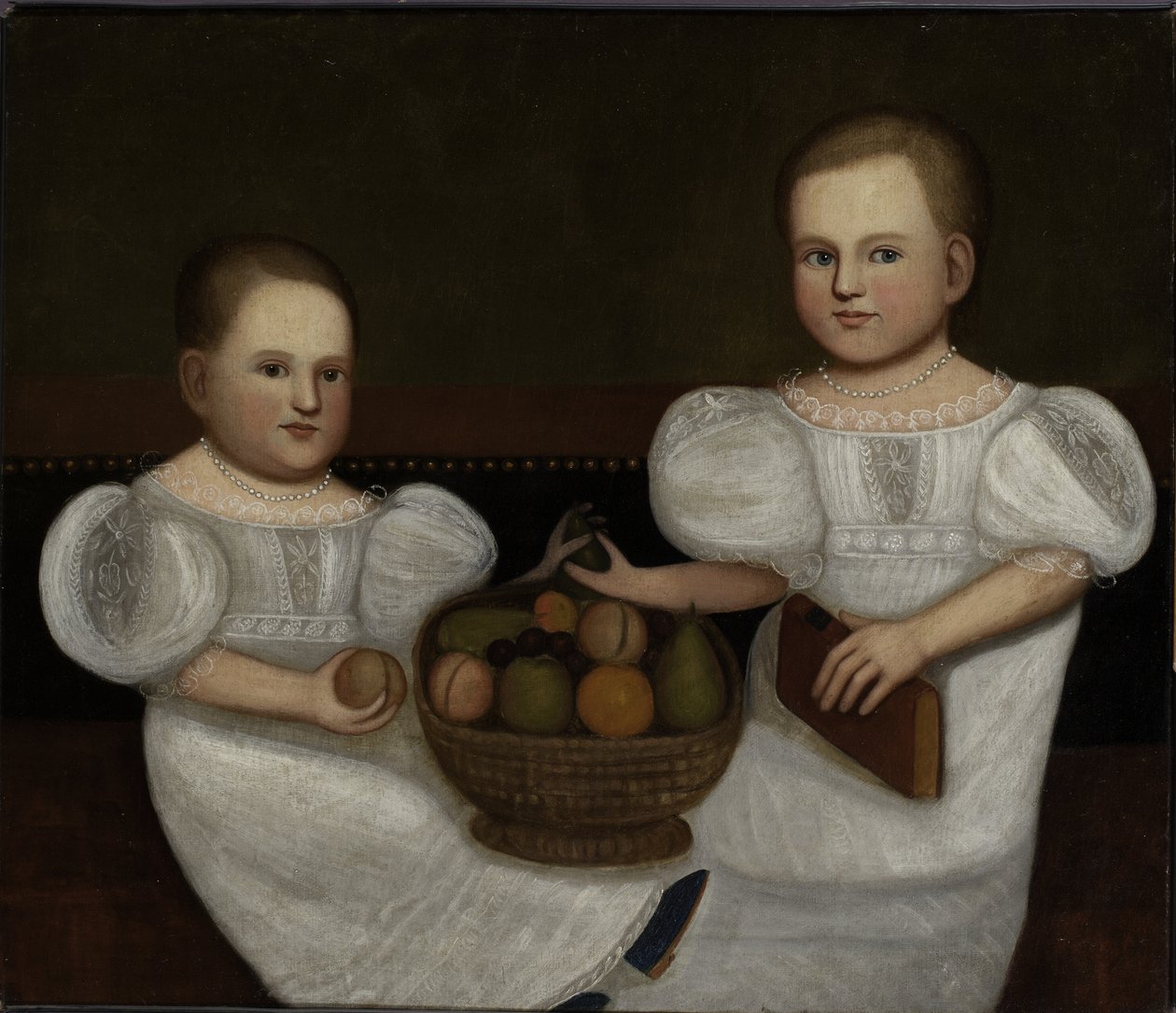 Ester Amelia och Marcella Eusebia White, 1843 av Zedekiah Belknap