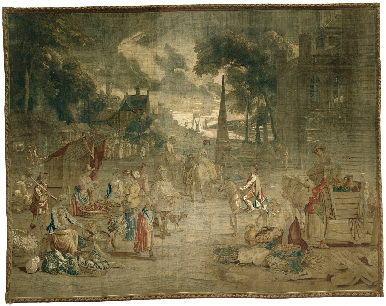 Frukt- och grönsaksmarknaden av Zeger Jacob van Helmont