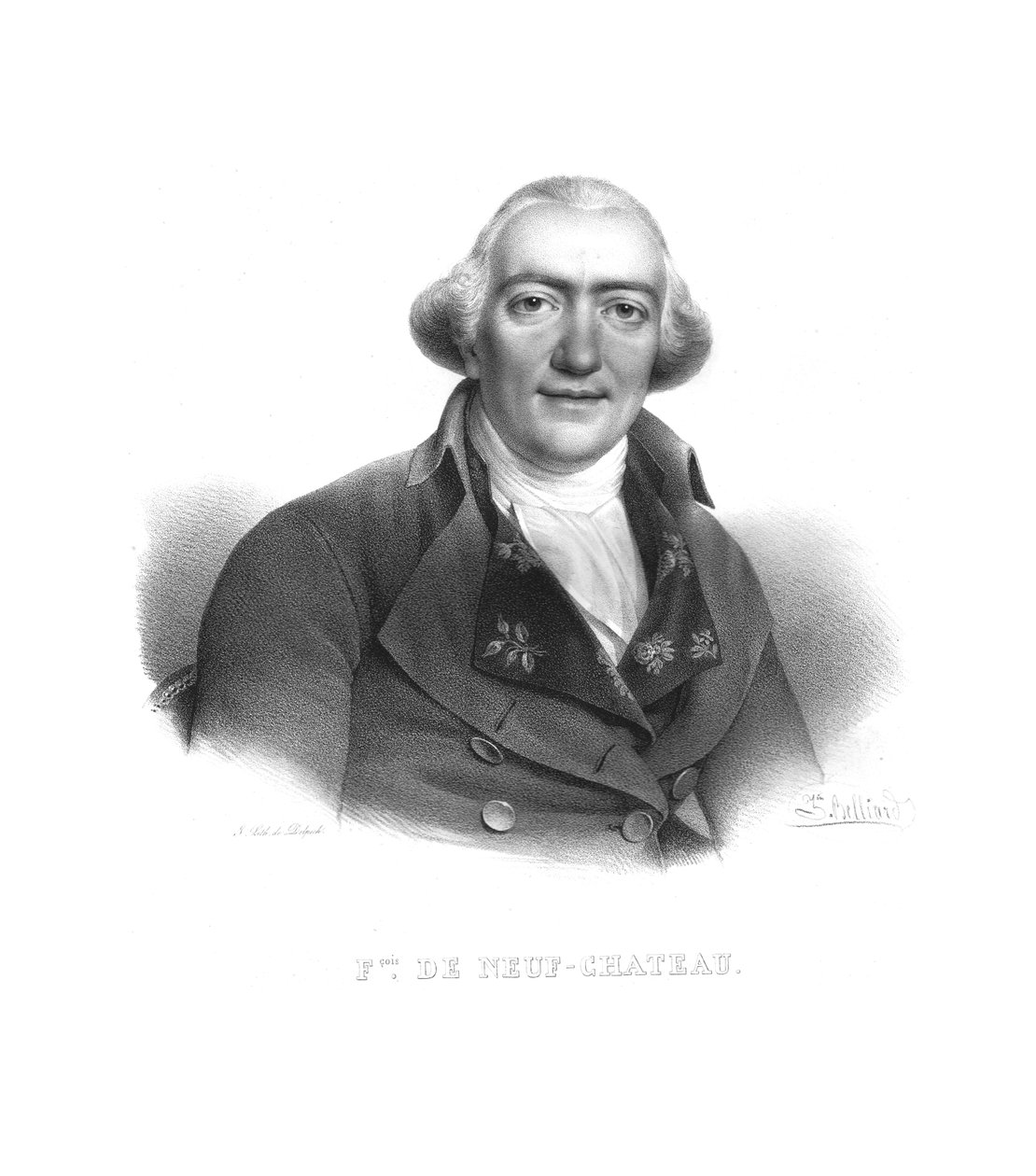 Francois de Neuf-Chateau, c1820-talet. av Zephirin Felix Jean Marius Belliard