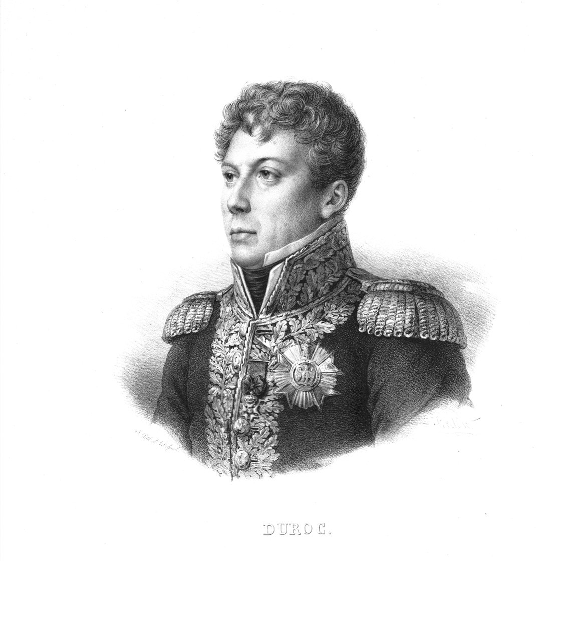 Géraud Duroc, c1820-talet. av Zephirin Felix Jean Marius Belliard
