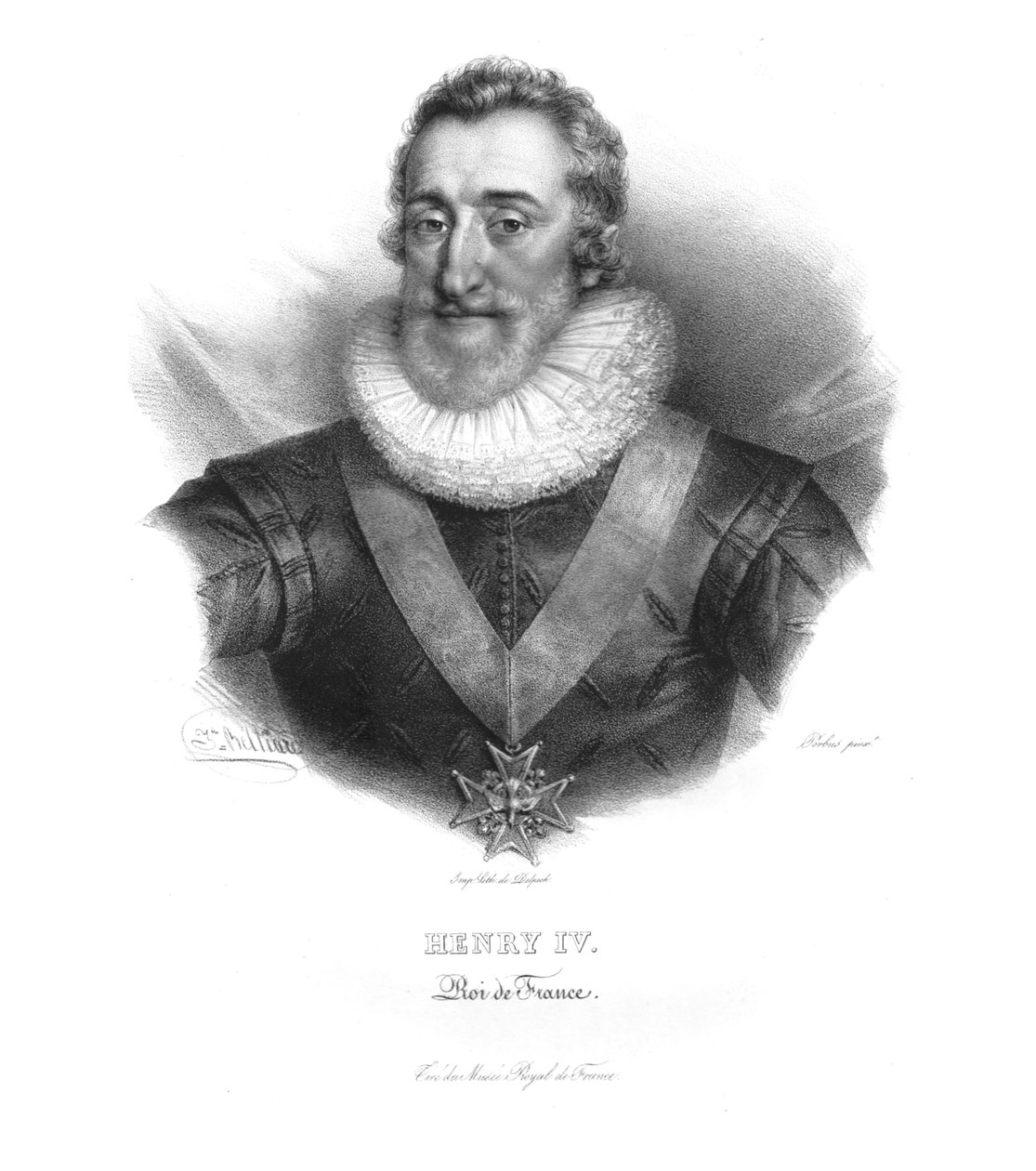 Kung Henrik IV av Frankrike, c1820-talet av Zephirin Felix Jean Marius Belliard