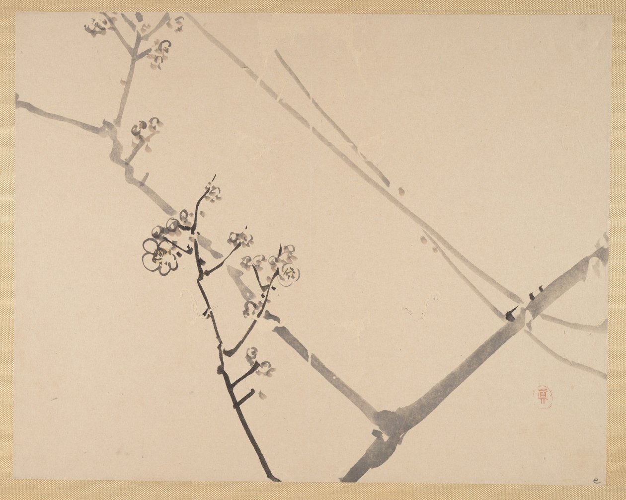 Målning av Zeshin Shibata