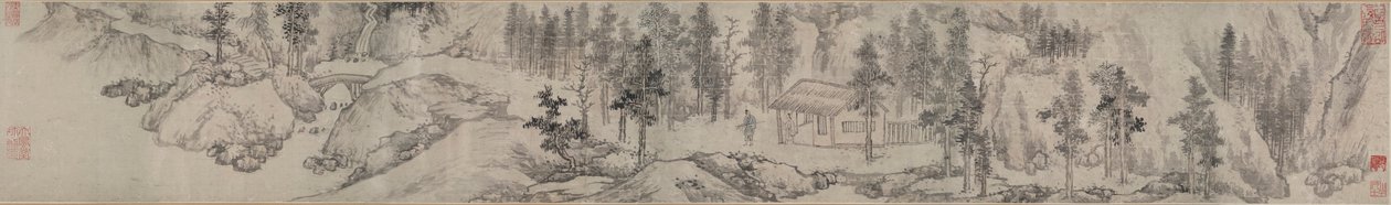Vedhuggare och fru av Zha Shibiao