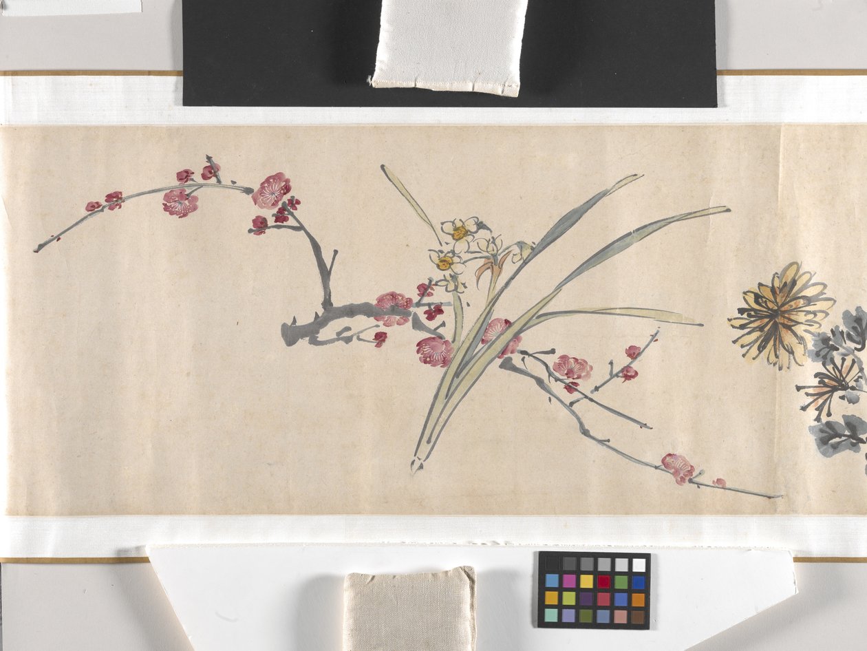 Färgade blommor av Zhimian Zhou