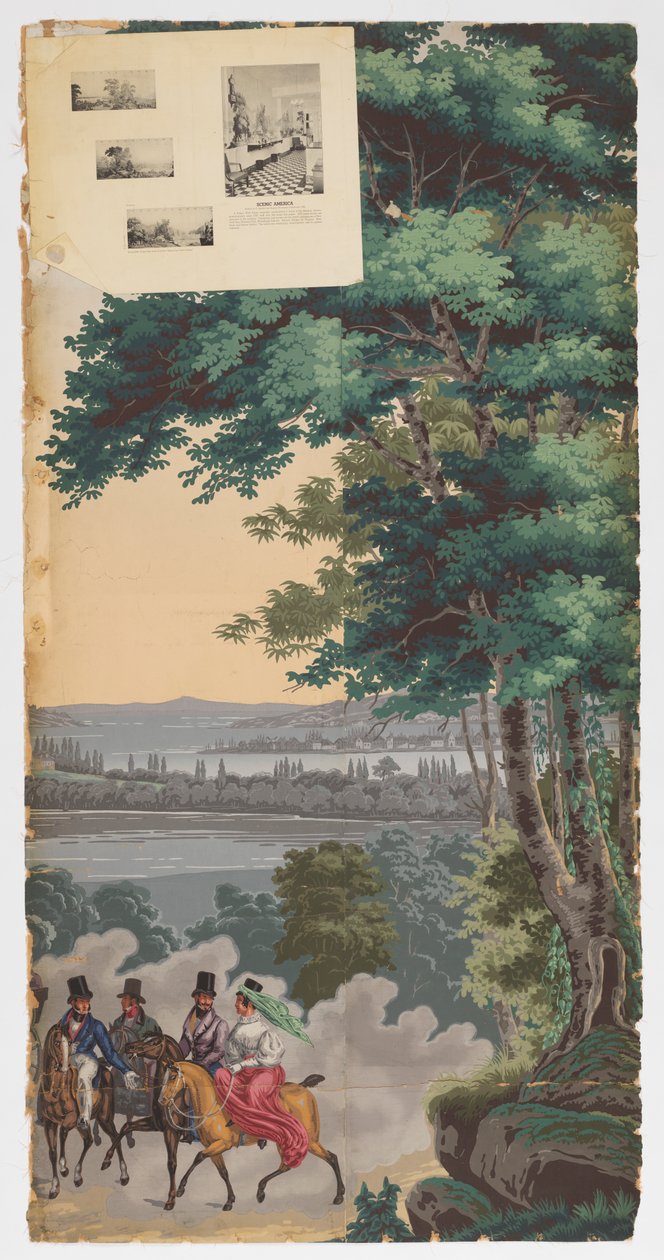 Natursköna Amerika av Zuber and Cie, Rixheim, Alsace
