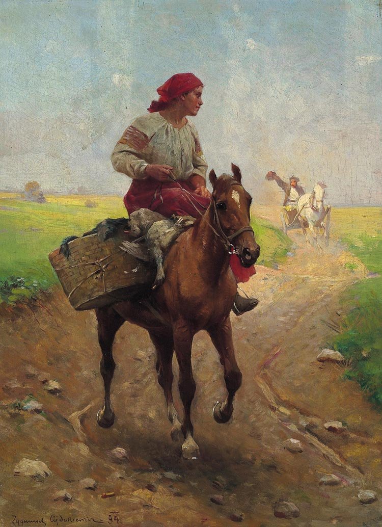  Z gesiami na targn av Zygmunt Ajdukiewicz