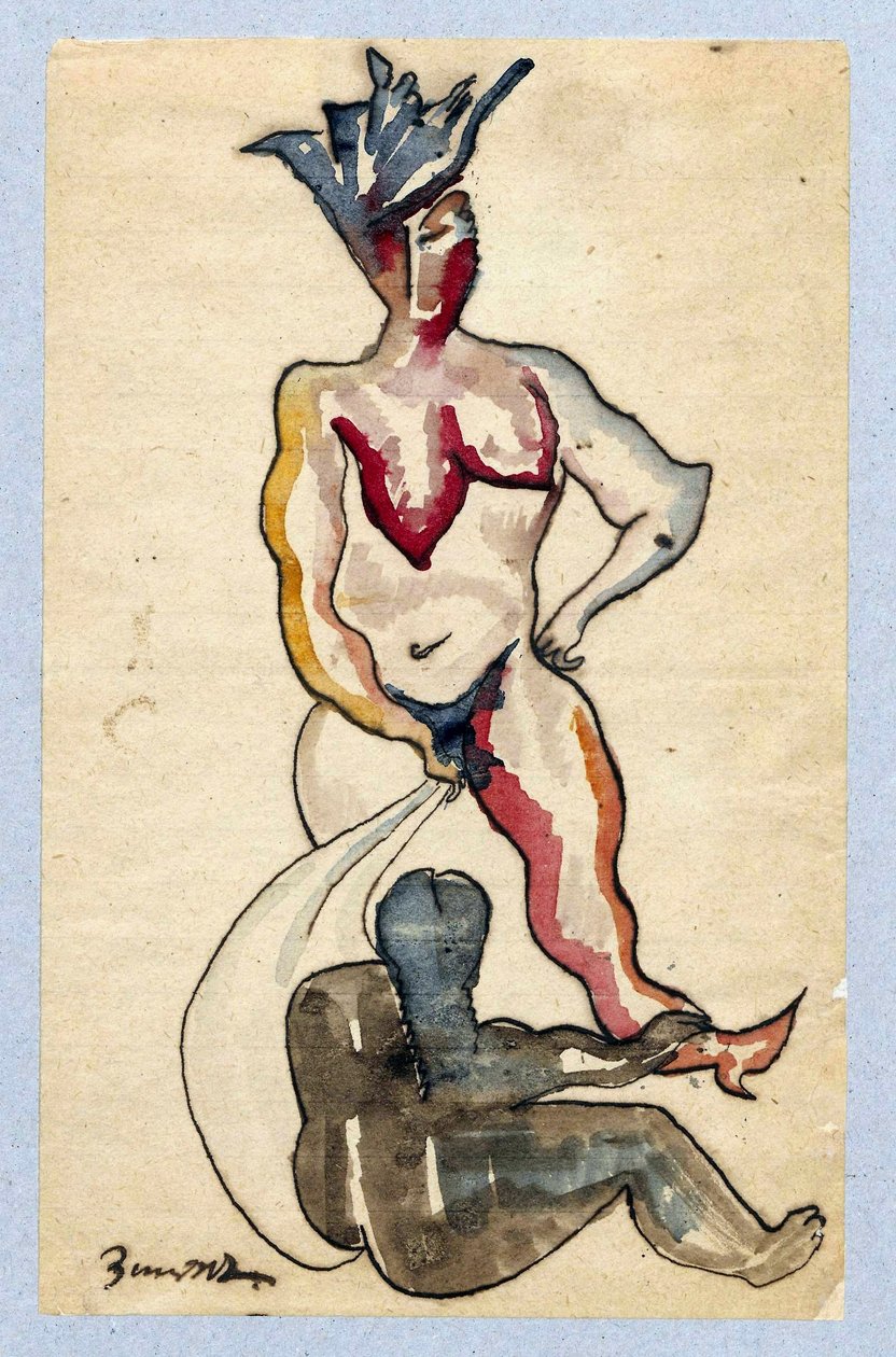 Figural composition.  av Zygmunt Waliszewski