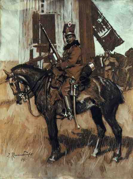 Kavalleriofficer av Zygmunt Rozwadowski