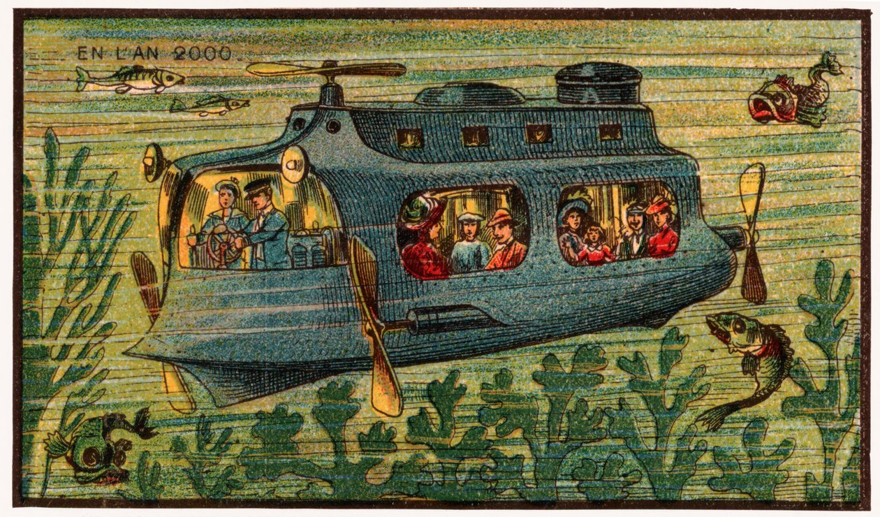 En ubåtsbuss, ca 1910 av . .