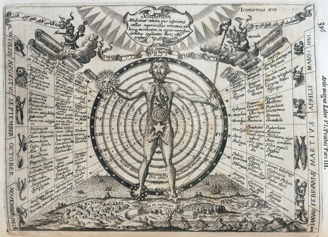Astrologiskt diagram av Frederick (attr. to) Barnard