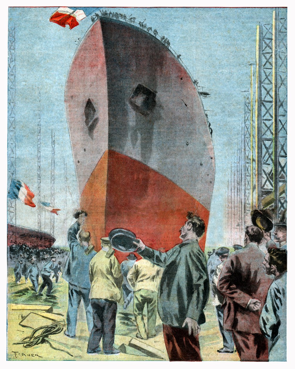 Slagskeppet Le Jean Bart av . .