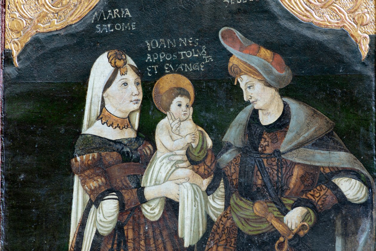 Biertan befäst kyrka. Kyrkan. Interiör. Altartavla, polyptyk. av . .