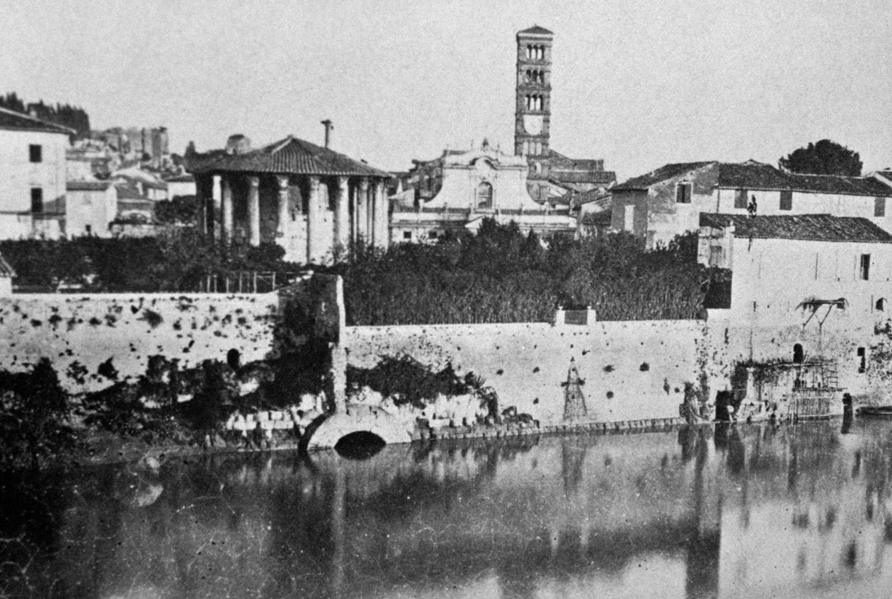 Cloaca Maxima (gammalt avloppssystem) och Temple of Vesta eller Hercules Victor av William Walcutt