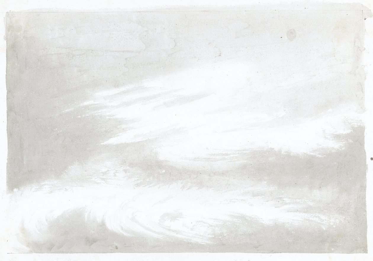 Molnstudie av Luke Howard, c 1808-1811 av Frederick (attr. to) Barnard