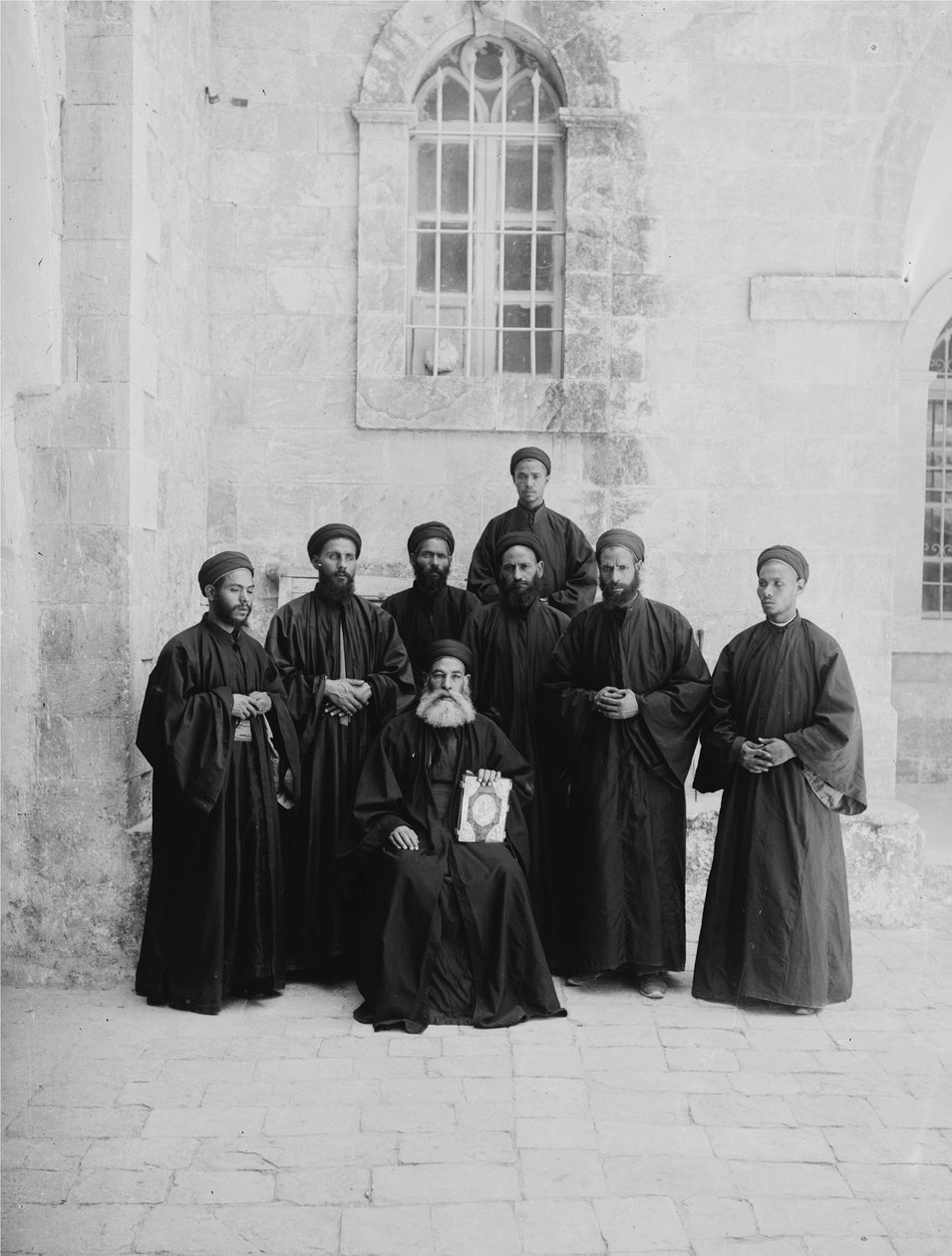 Koptiska munkar, Jerusalem av . .
