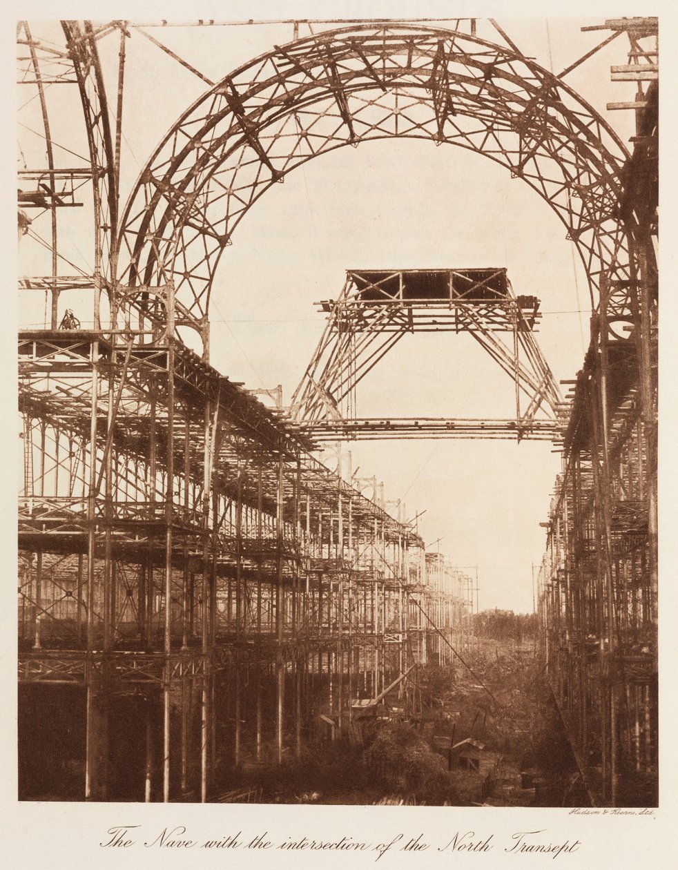 Crystal Palace, Post-Great Exhibition The Crystal Palace, Sydenham, London av Frederick (attr. to) Barnard