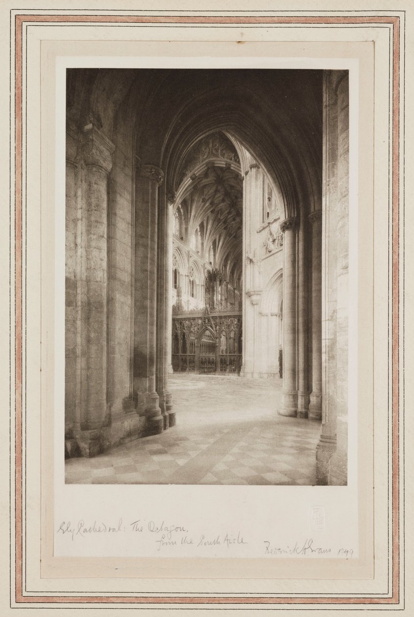 Ely Cathedral, oktagonen från södra gången av John Pardon