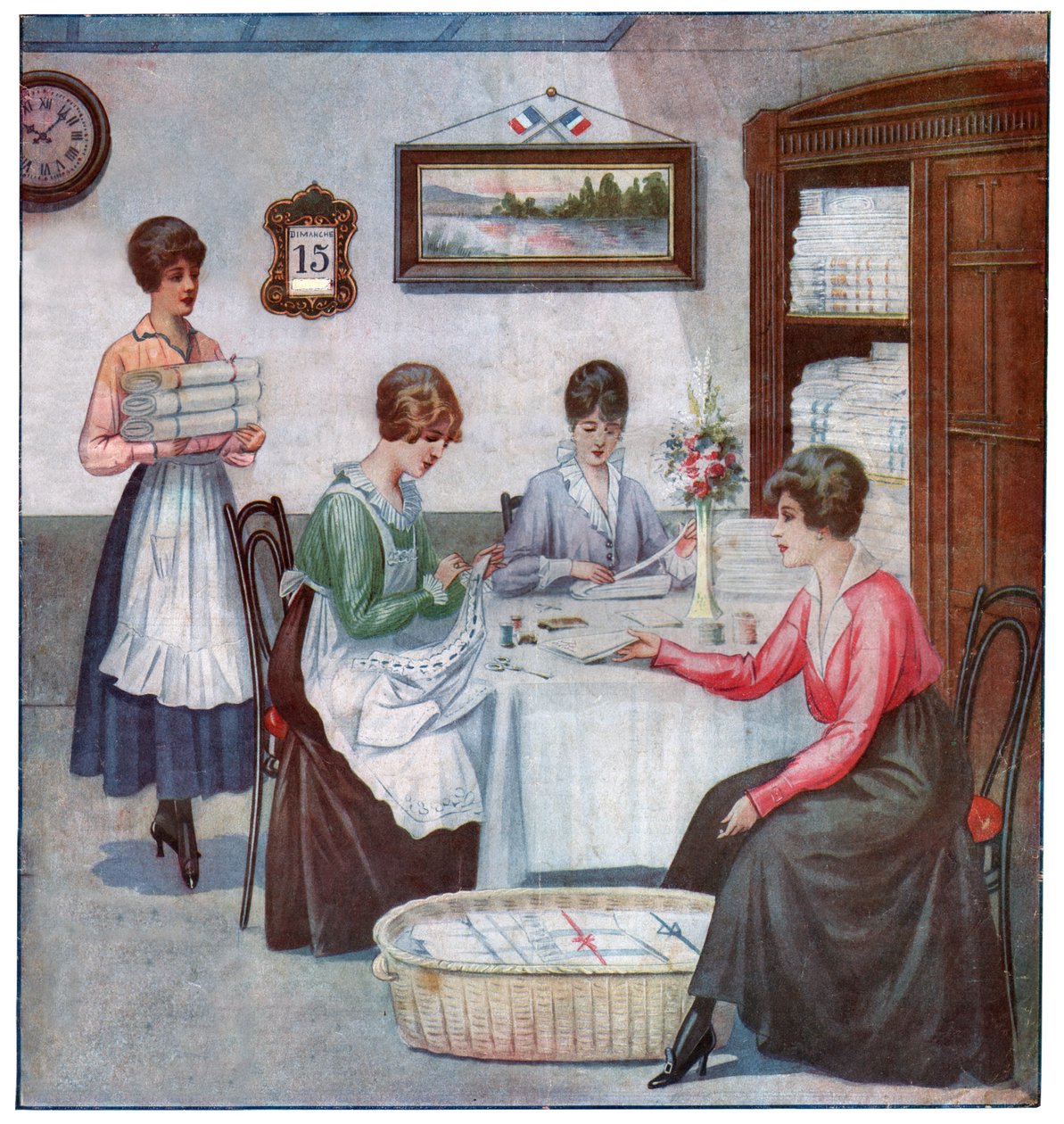 Broderi hemma, c.1910-1920 av . .