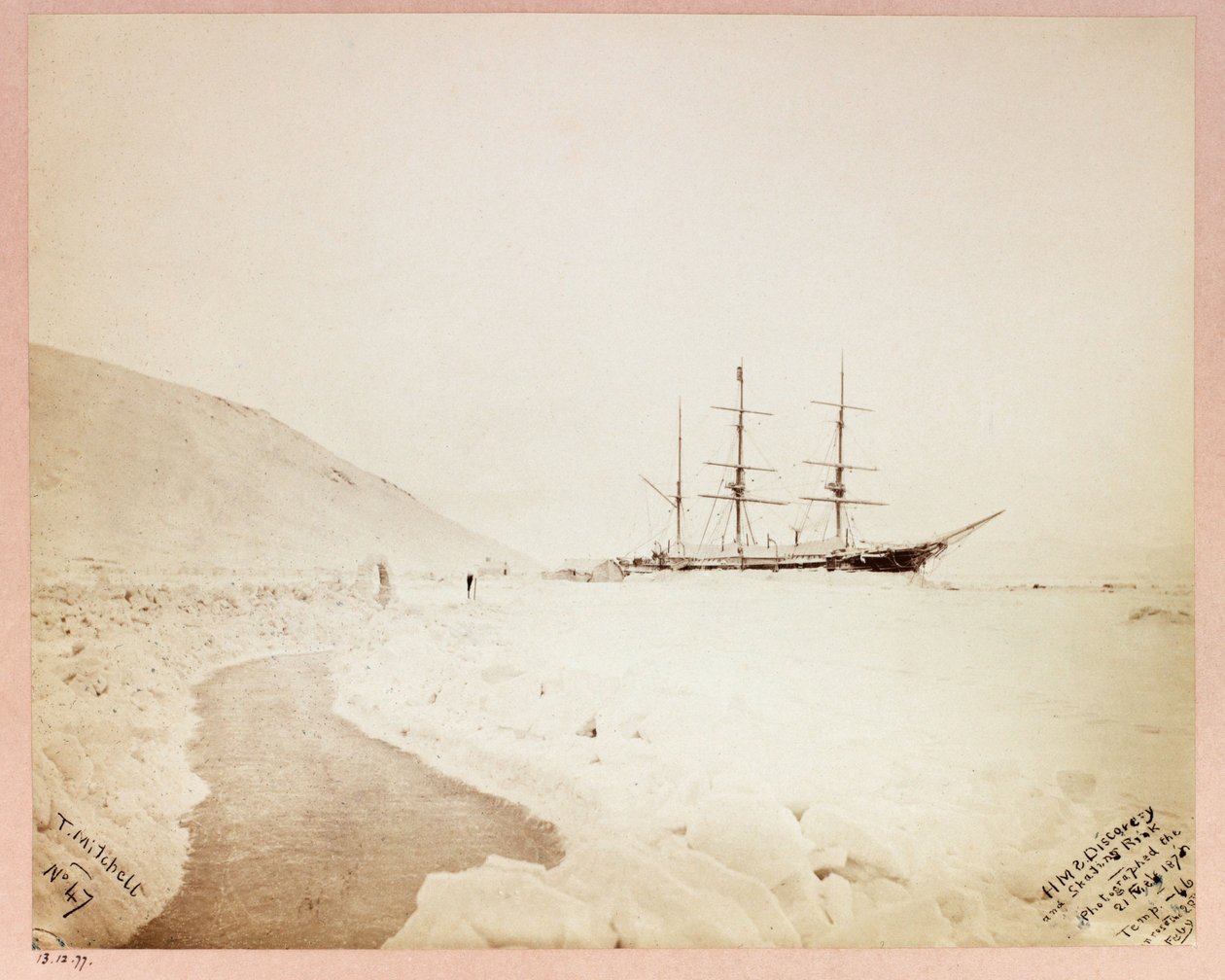 Arktisk expedition (1875-1876) av kapten George Nares (1831-1915): H av Frederick (attr. to) Barnard