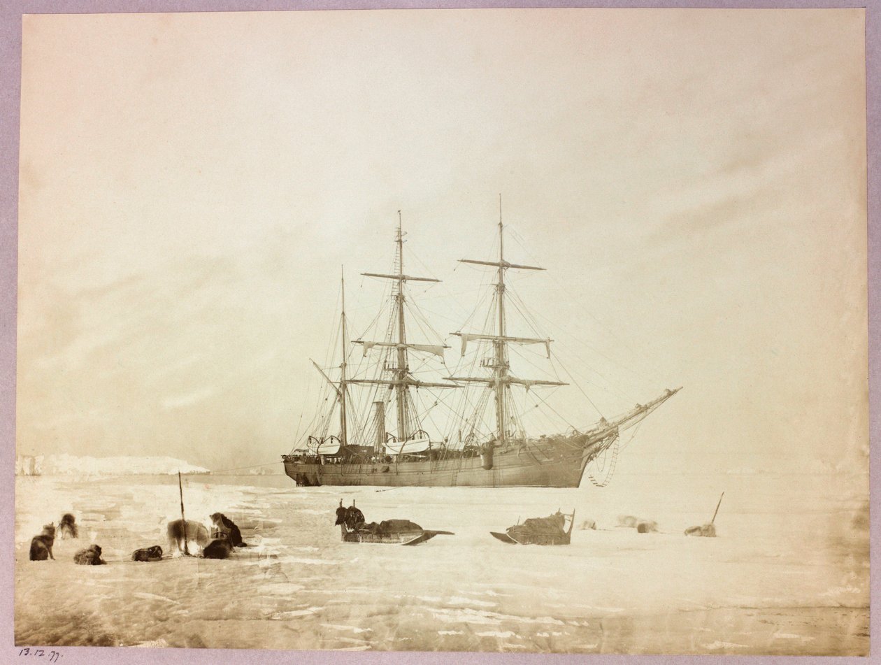 Arktisk expedition (1875-1876) av kapten George Nares (1831-1915): H av Frederick (attr. to) Barnard