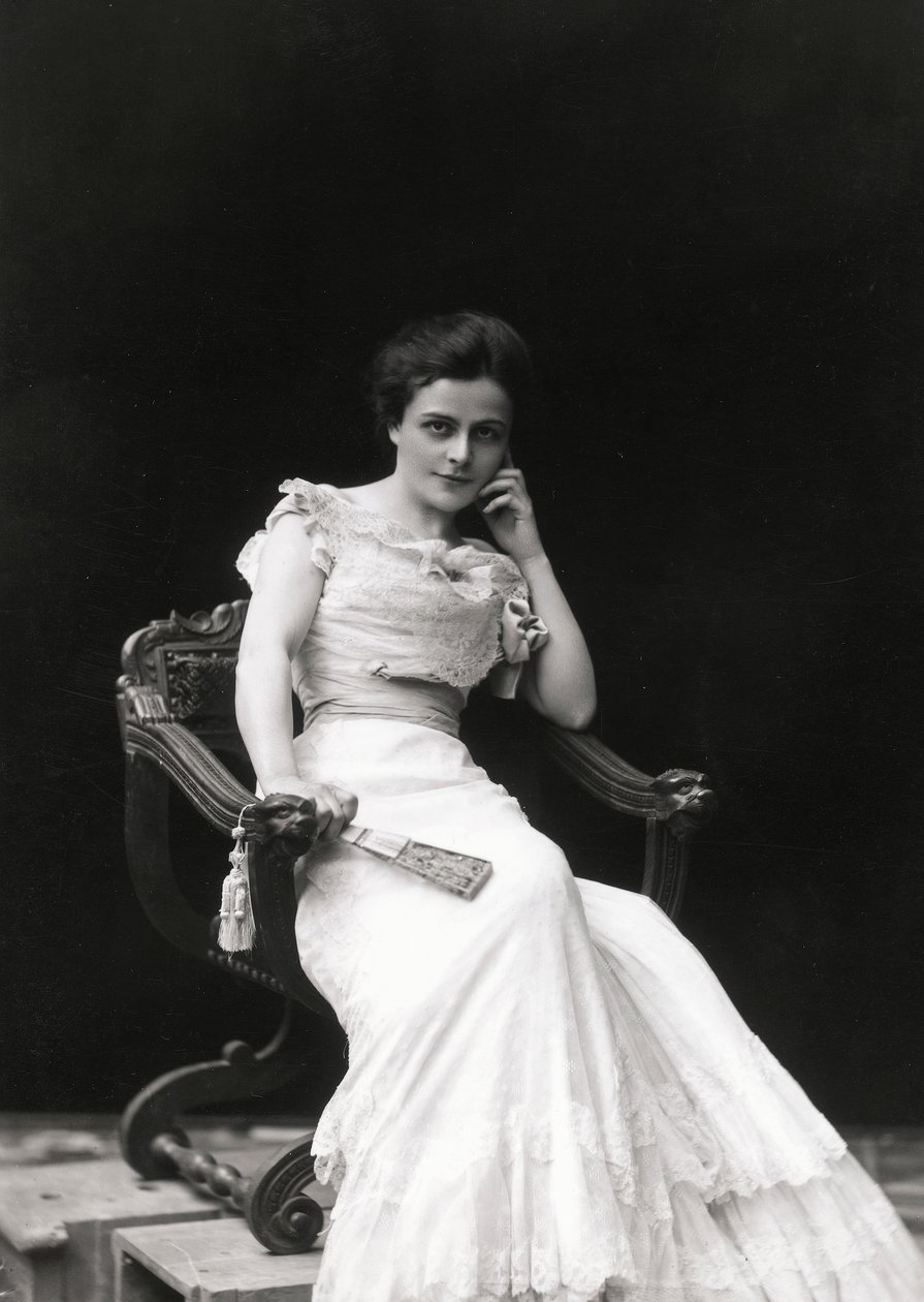 Feminint porträtt av Henry Charles Fehr