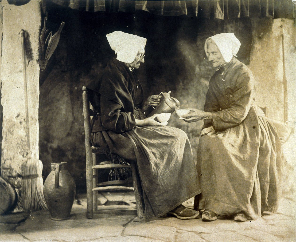 Kvinnor som dricker te, omkring 1900 av Frederick (attr. to) Barnard